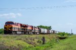 Empty grain cruises north for a refill